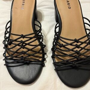 Torrid Black Crisscross Heels